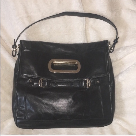 Charles David Leather Caitlin Foldover Bag - Picture 1 of 8